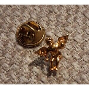 T&T Tiny Goldtone Angel Pin